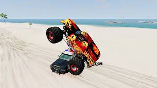 🚔 GRAVE DIGGER Monster Jam Truck Police Chase  Thrilling Pursuit [upl. by Hendrik]