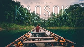 Asia Trip 2016  2 jours à Khao Sok National Park Thaïlande  Travel Vlog 04 [upl. by Noit]