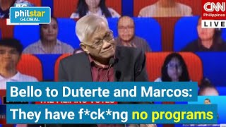 Bello berates absent Sara Duterte and Bongbong Marcos [upl. by Darraj235]