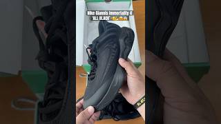 Nike Giannis Immortality 4‘ALL BLACK’ unboxing rap basketball basketballshoes gameballs [upl. by Acinahs]