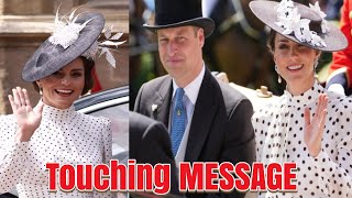 Prince William shares touching message as Princess Kate misses out major event [upl. by Ahsitul]