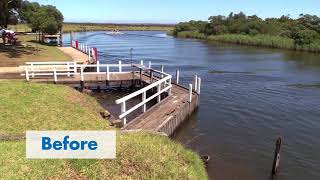 Brodribb River Boat Ramp upgrade Finished [upl. by Einnep]