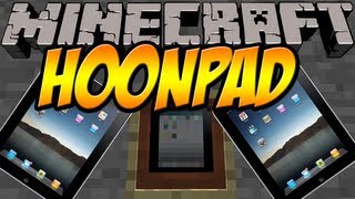 IPAD MIT VIELEN APPS IN MINECRAFT  HoonPad Mod  Minecraft Mod Review DEUTSCH [upl. by Yesteb783]