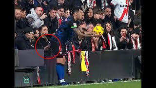 Lucas Ocampos sufre de agresión obscena por parte de fan [upl. by Zolner]