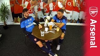 The Chat  Alex Oxlade Chamberlain amp Carl Jenkinson [upl. by Trent688]