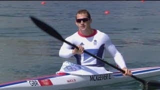 Mens Canoe Sprint Kayak Single 200m SemiFinals  London 2012 Olympics [upl. by Kenimod]