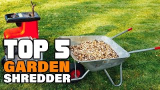 Best Garden Shredder Reviews 2024  Best Budget Garden Shredders Buying Guide [upl. by Hobey]