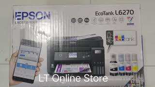 Epson EcoTank L6270 A4 WiFi Duplex AllinOne Ink Tank Printer epson printer [upl. by Adnwahsar]