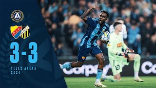 MATCHSVEP  Djurgården  BK Häcken 33  Allsvenskan 2024 [upl. by Adnileb]