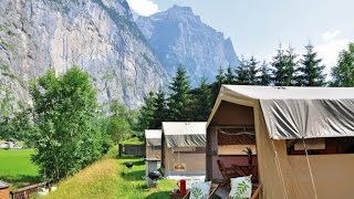 Camping Jungfrau  Lauterbrunnen Schweiz [upl. by Hyrup880]