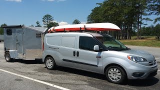 Part 5  5x8 Cargo Trailer camper conversion  Awning Install amp completion [upl. by Waylen]