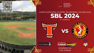 SBL 2024  1P  TOROS DE PAMPLONA Vs CB VILADECANS  1100 HORAS [upl. by Winonah776]