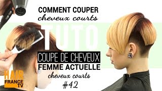 TUTO  Une coupe courte et edgy HAIR France TV [upl. by Ezeerb73]