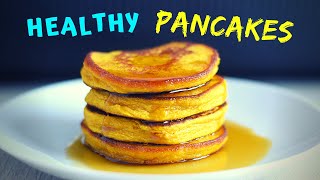 3 Ingredient Healthy Pancakes 3 WAYS GLUTEN FREE [upl. by Nrol]