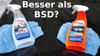 Sonax Ceramic Spray Versiegelung Test amp Vergleich mit Sonax BSD [upl. by Lorens]