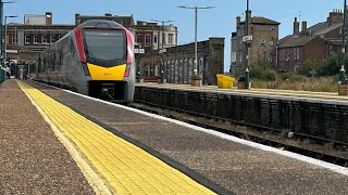 755414 entering and leaving Lowestoft Station for Ipswich 05082024 [upl. by Atiran]