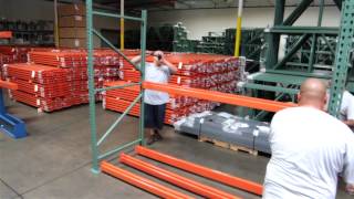 How to Assemble Your Pallet Rack Shelving [upl. by Atinat]