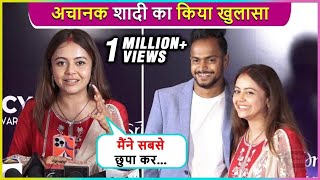 Devoleena Bhattacharjee First Public Appearance After Marriage Says husband Shanawaz is Shy [upl. by Notla]