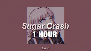 1 HOUR ElyOtto  SugarCrash  slowed  reverbed [upl. by Assyla]