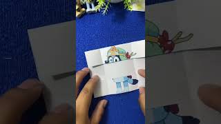 Doblado de papel bingodeblueydibujo videosparaniños [upl. by Krm]