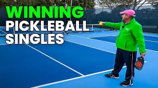 The Pickleball Singles Strategy You Must Know [upl. by Llovera65]