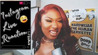 Yung Miami Rap Freaks  Megan Thee Stallion’s Reacts On Live She Laughs [upl. by Soane]