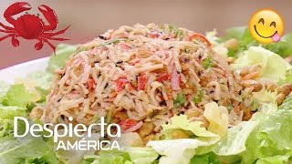 Receta fácil y rápida de ensalada de cangrejo [upl. by Il]