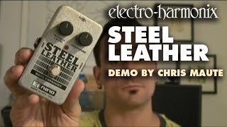 ElectroHarmonix Steel Leather Attack Expander for Bass Guitar EHX Pedal Demo by Chris Maute [upl. by Nerradal]