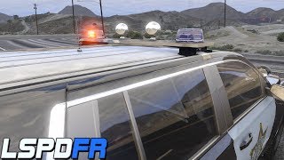 GTA 5 LSPDFR 122  Serving Arrest Warrants Saginaw Michigan County Sheriff [upl. by Nolat]