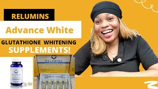 RELUMUNS ADVANCED GLUTATHIONE WHITENING SUPPLEMENTS and ORAL VIRALS SKIN NUTRIENTS REVIEW [upl. by Edualc797]