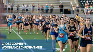 FCHS Cross Country Woodlands Christian Meet [upl. by Fraase]