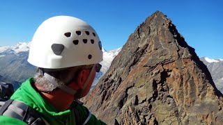 Jegihorn 3206 M  Klettersteig  Saas Grund Walliser Alpen 🇨🇭 [upl. by Cirre99]