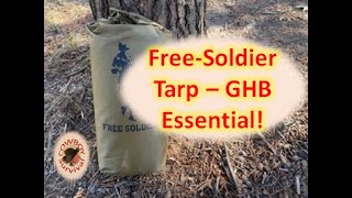 The Emergency Shelter You Need Free Soldier Tarp [upl. by Adna]