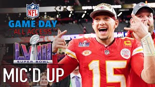 NFL Super Bowl LVIII Micd Up quotI want back to back to backquot  Game Day All Access [upl. by Bacon]