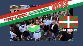 Amurrioko Jaiak  Fiestas de Amurrio 2023 [upl. by Aicarg]