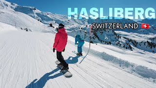 Snowboarding in Hasliberg Switzerland [upl. by Anomahs]