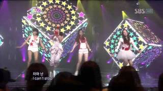 Sistar  Push Push 시스타  Push Push  SBS Inkigayo 인기가요 100620 [upl. by Lyrred303]