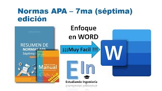 Normas APA en WORD 7ma Edición para el 2024  NORMAS APA ULTIMA EDICIÓN [upl. by Gordy]