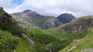 Upper Eskdale Scafell Pike Lords Rake and a Bivvy amp Tarp wildcamp on Scafell summit [upl. by Ardy]