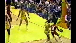 Julius Erving Dunks Twice Over Kareem AbdulJabbar 1980 NBA Finals Game 5 [upl. by Nairolf]