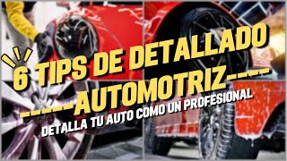 TIPS PARA DETALLAR TU AUTO COMO UN PROFESIONAL [upl. by Wakeen859]