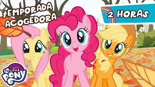 Acurrúcate con los ponis🍁🎃🍂  Recopilación de otoño  My Little Pony 🦄 La magia de la amistad [upl. by Tebasile]