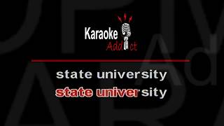 STATE U  YANO OPM Karaoke [upl. by Einahc]