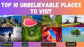 4k Drone Footage of Top 10 Unbelievable places to visit [upl. by Longfellow390]