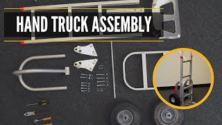 Hand Truck Assembly  How to Assemble a Hand Truck  US Cargo Control [upl. by Namyh12]