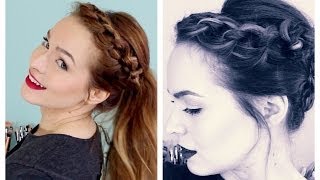 Knotted Braid  4 Ways to Wear [upl. by Leanard]