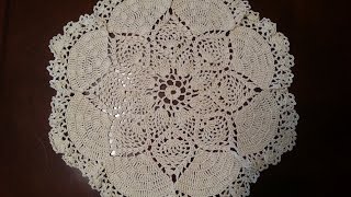 Crochet Doily  Dove Doily Part 1 [upl. by Diandra403]