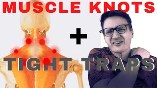 How to Fix Muscle Knots in Your Neck and Shoulders Traps [upl. by Frodine805]