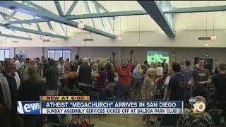 Atheist megachurch arrives in San Diego [upl. by Nylesoy]