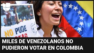 Venezolanos acudieron masivamente a votar en Colombia miles no pudieron ejercer su derecho [upl. by Hoffman]